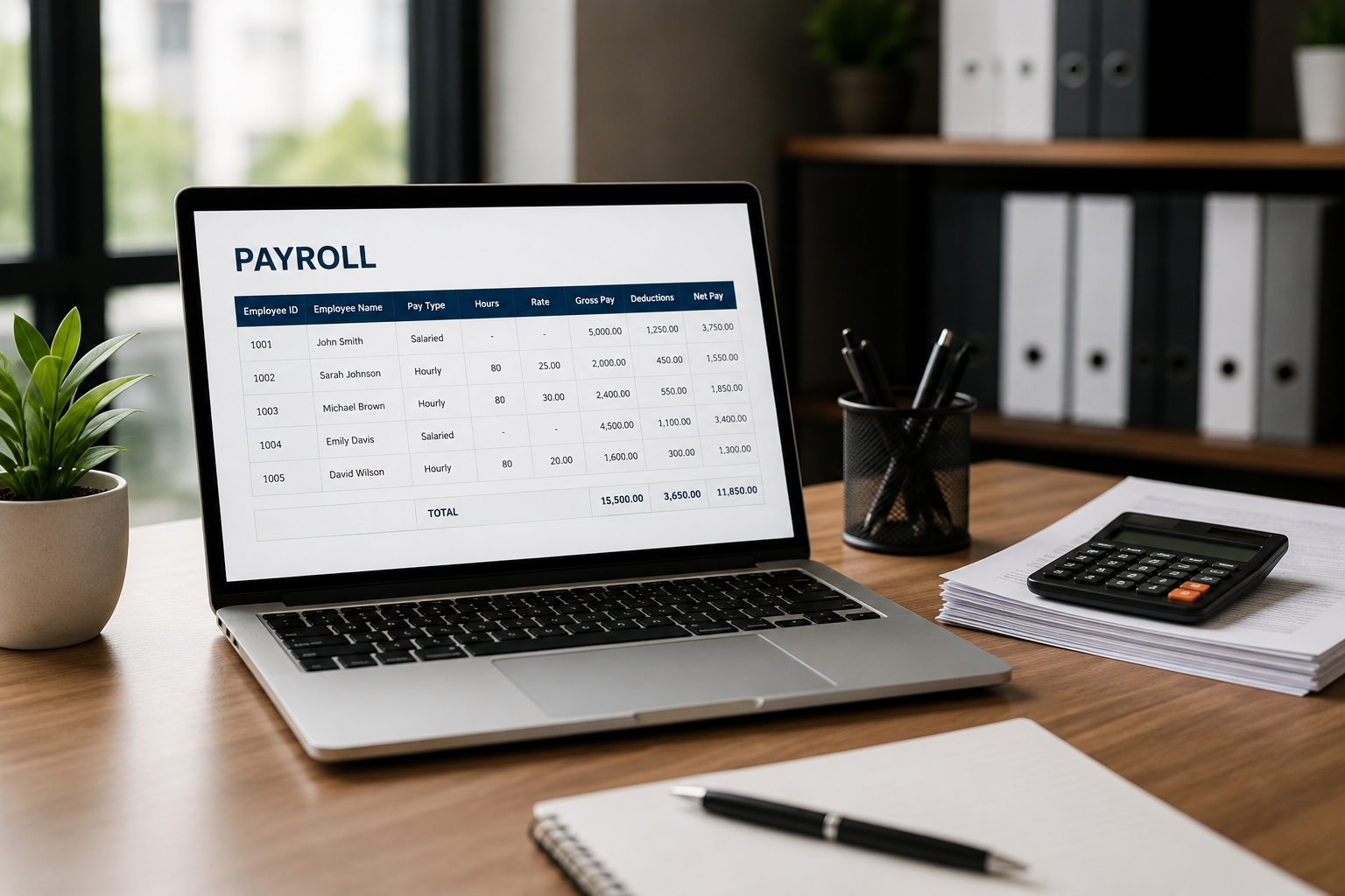 Payroll administration